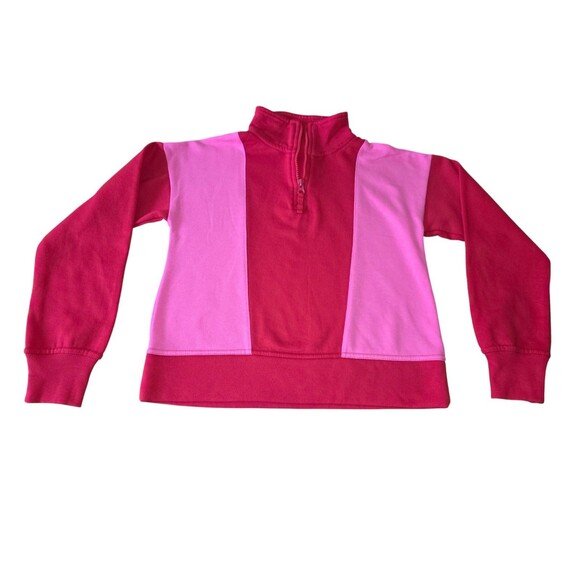 Girls Ideology Half-Zip Pullover Sweater Pink/Red Size M (10/12) NWT - Picture 3 of 8